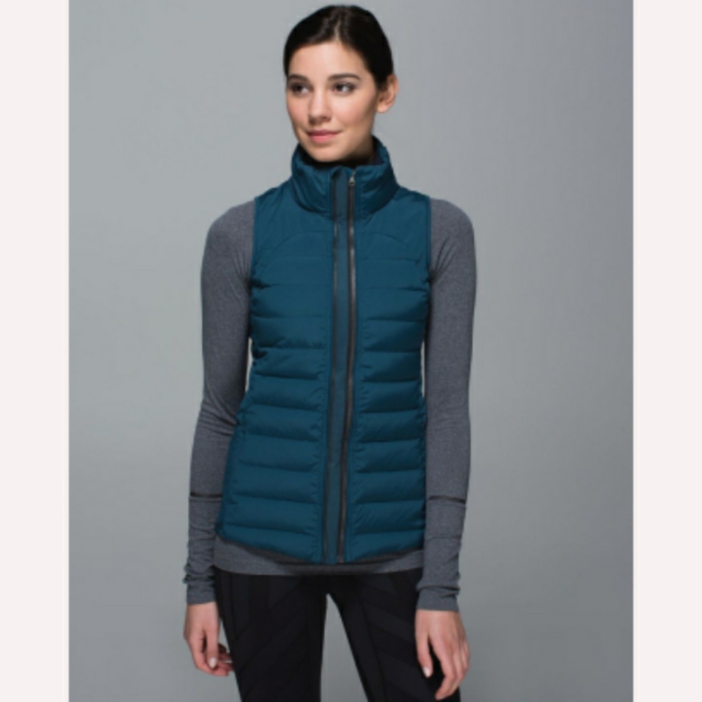 Lululemon Fluffed Up Vest Alberta Lake Size 8